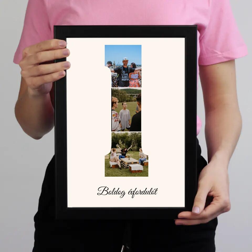 Számos fotókollázs falikép