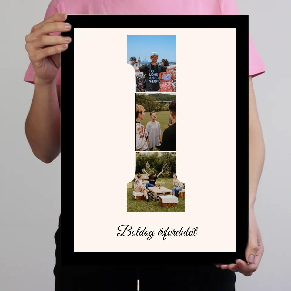 Számos fotókollázs falikép