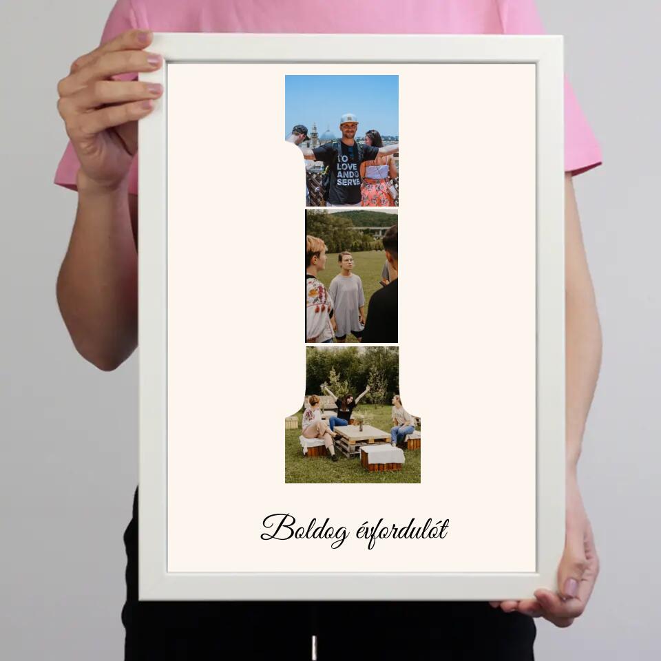 Számos fotókollázs falikép