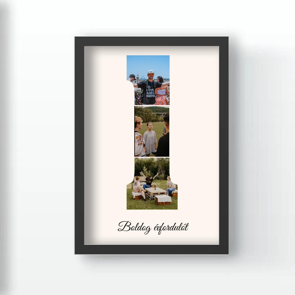 Számos fotókollázs falikép