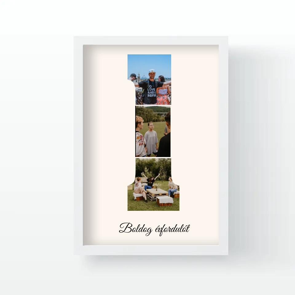 Számos fotókollázs falikép