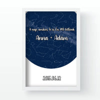 Teljes csillagtérkép falikép