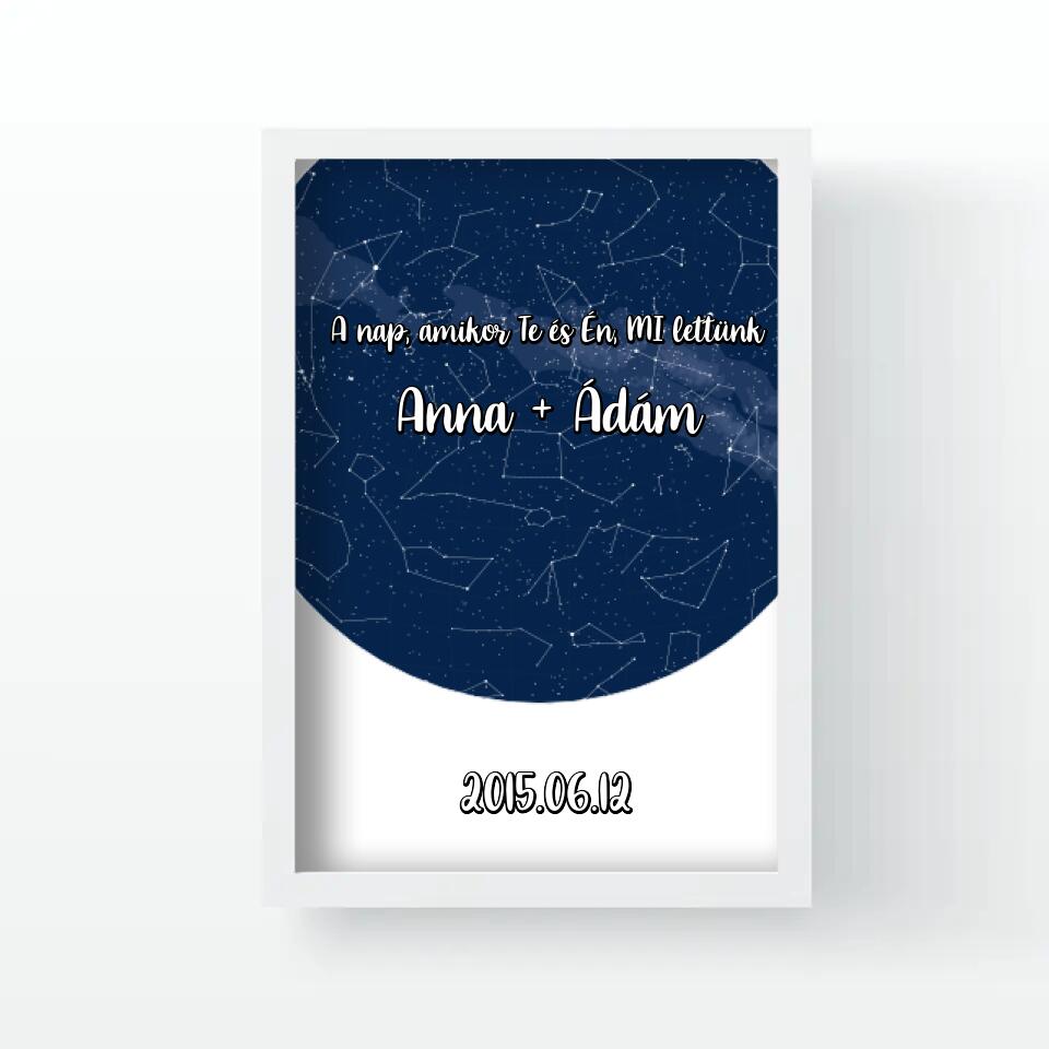 Teljes csillagtérkép falikép