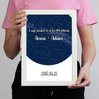 Teljes csillagtérkép falikép