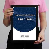 Teljes csillagtérkép falikép