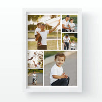 Fotókollázs falikép apáknak