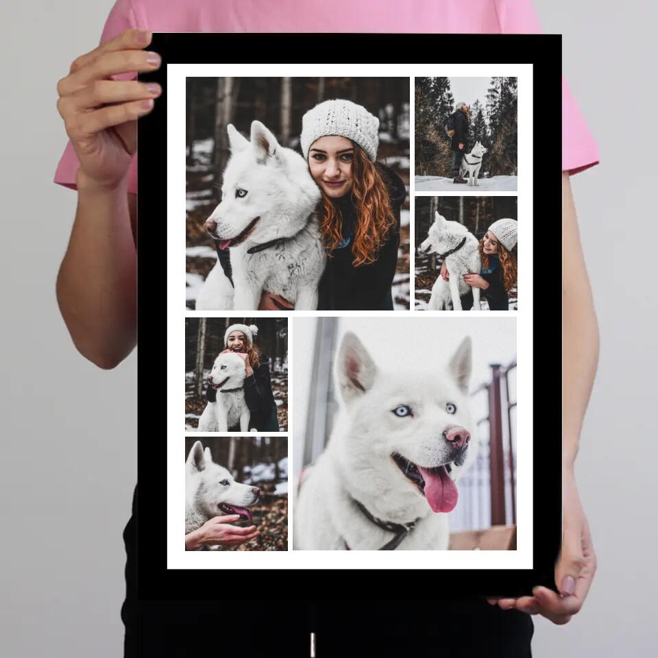 Fotókollázs falikép gazdiknak