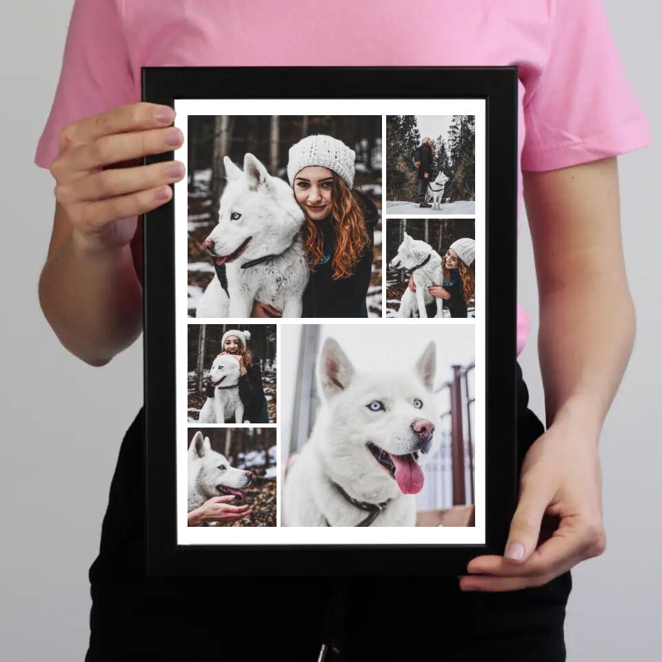 Fotókollázs falikép gazdiknak