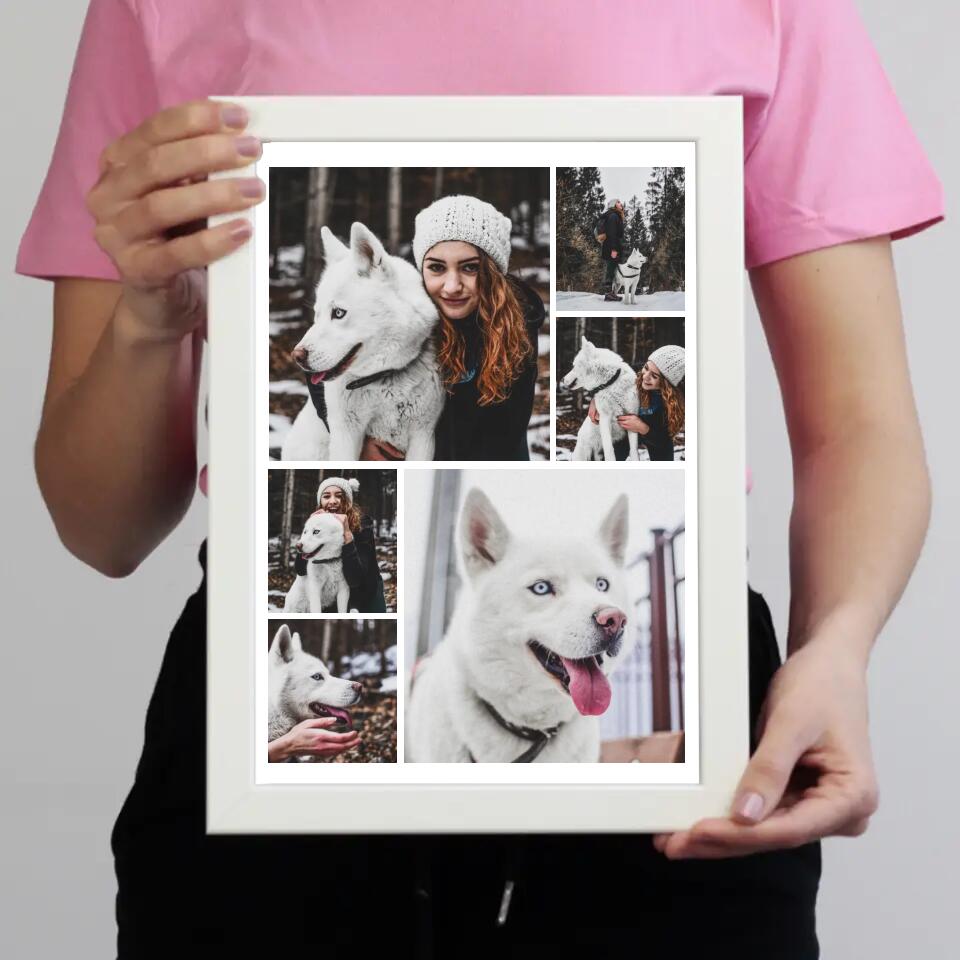 Fotókollázs falikép gazdiknak