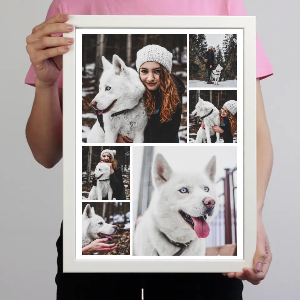 Fotókollázs falikép gazdiknak