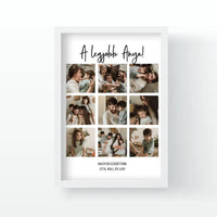 Klasszikus 9 képes fotókollázs falikép Anyáknak