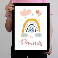 Szivárványos kép lányoknak névvel