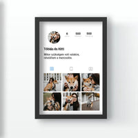 Instagram profil fotókollázs