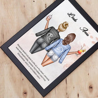 Egyedi legjobb barátnős falikép