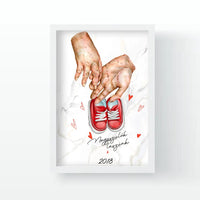 Nagyszülők leszünk falikép