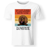 A legjobb kutyagazdi egyedi férfi póló