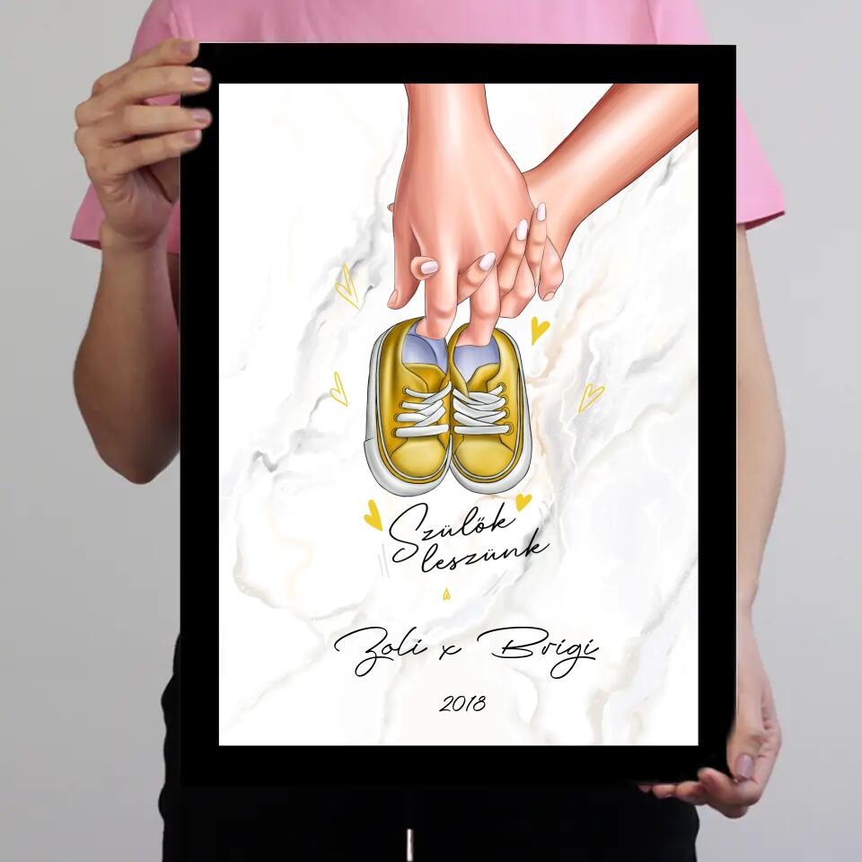 Szülők leszünk falikép