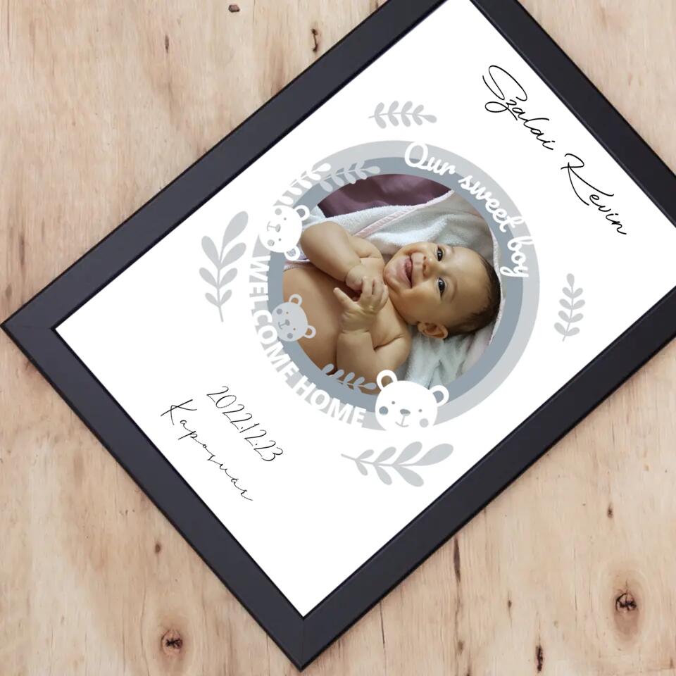 Baba üdvözlő falikép