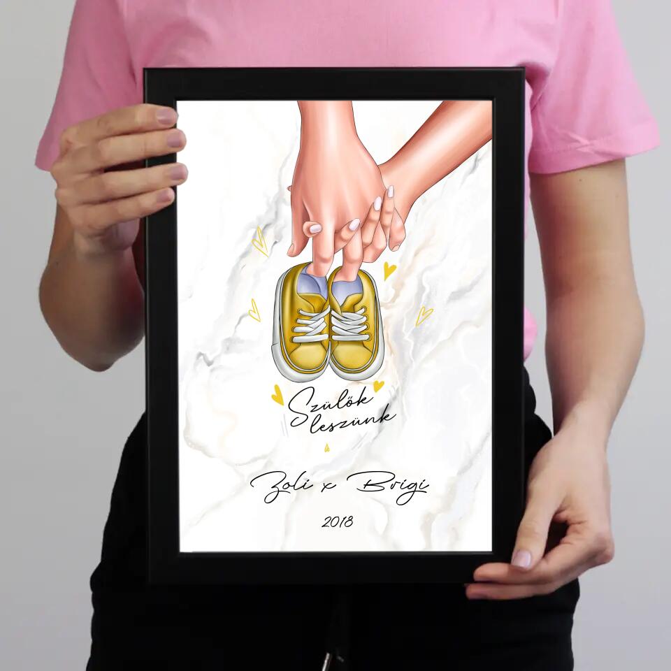 Szülők leszünk falikép