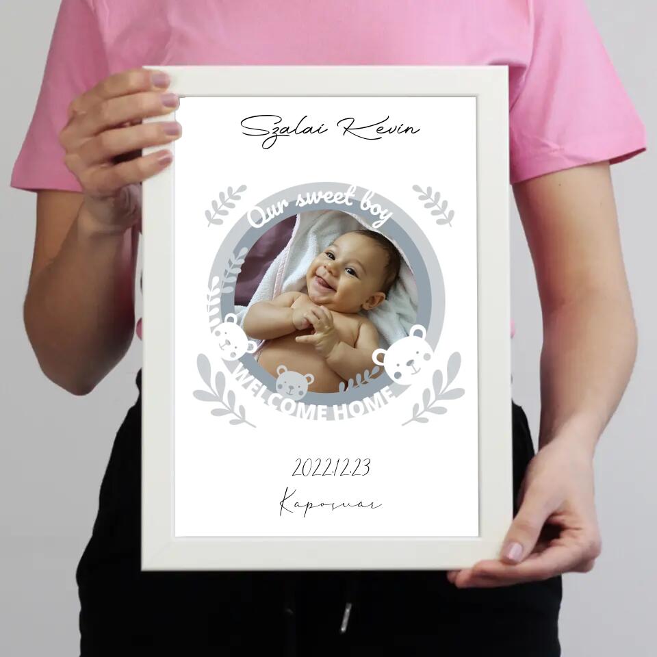 Baba üdvözlő falikép