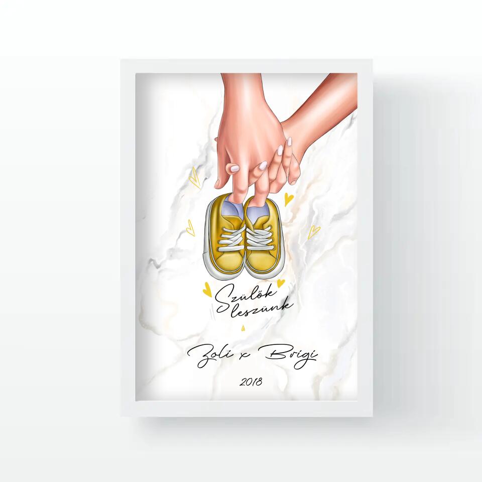 Szülők leszünk falikép