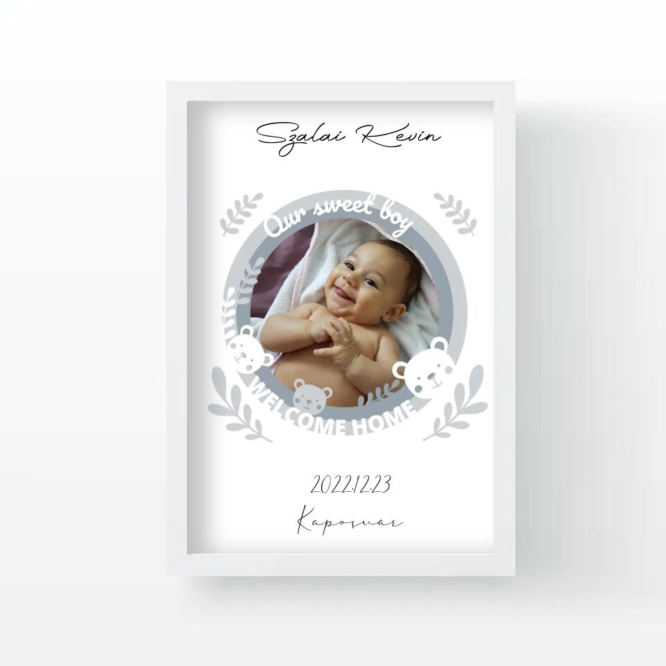 Baba üdvözlő falikép