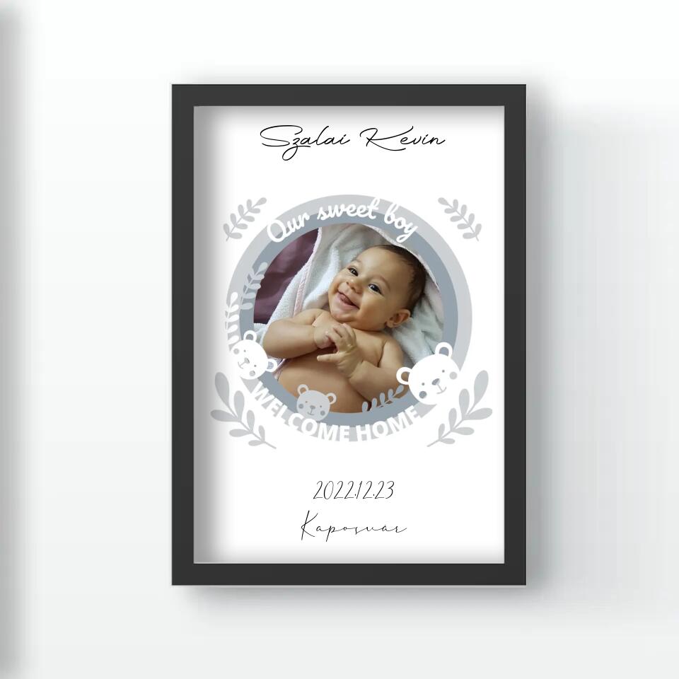 Baba üdvözlő falikép