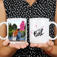 Páros bababejelentő bögre