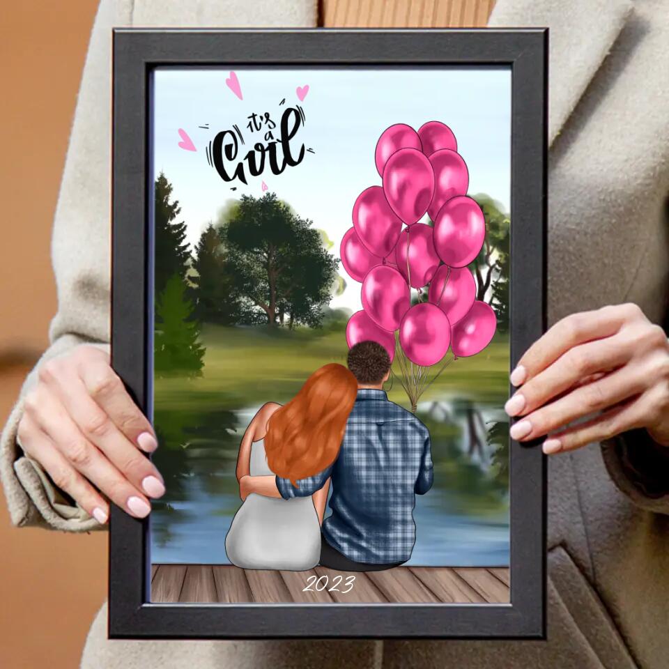 Páros szerkeszthető falikép