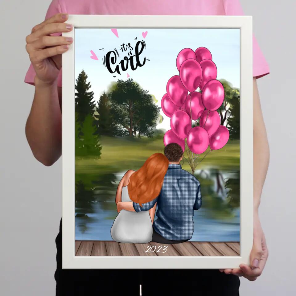 Páros szerkeszthető falikép