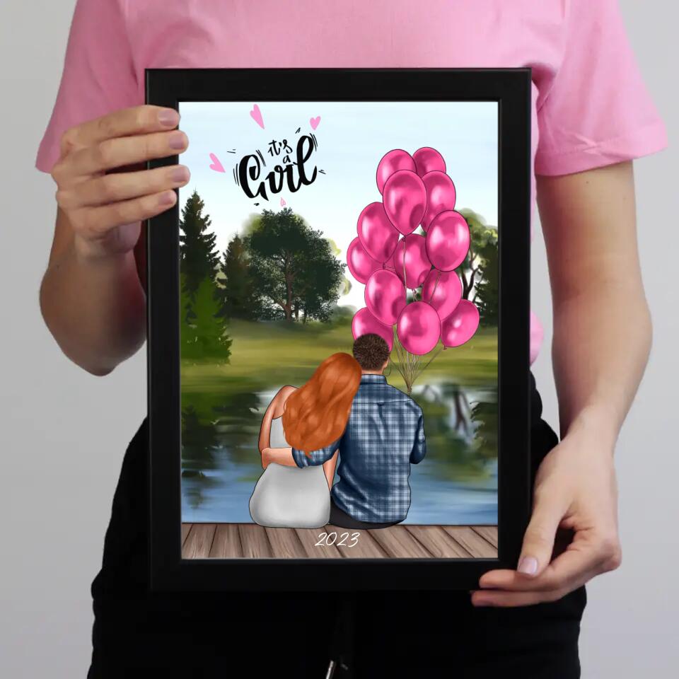 Páros szerkeszthető falikép