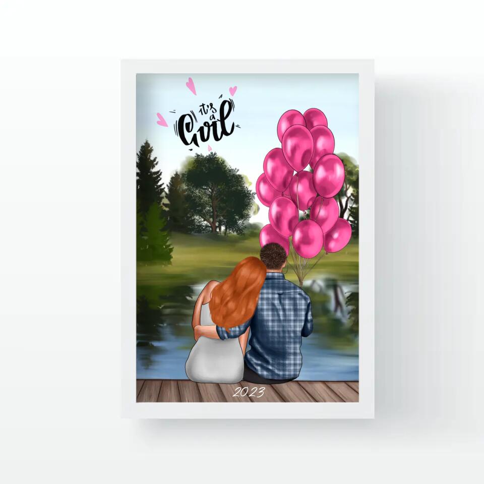 Páros szerkeszthető falikép