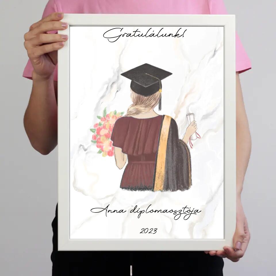 Ballagási ajándék falikép nőknek