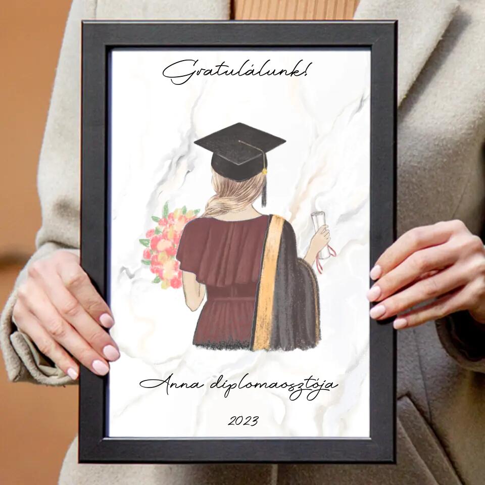 Ballagási ajándék falikép nőknek