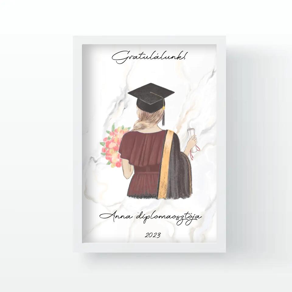 Ballagási ajándék falikép nőknek