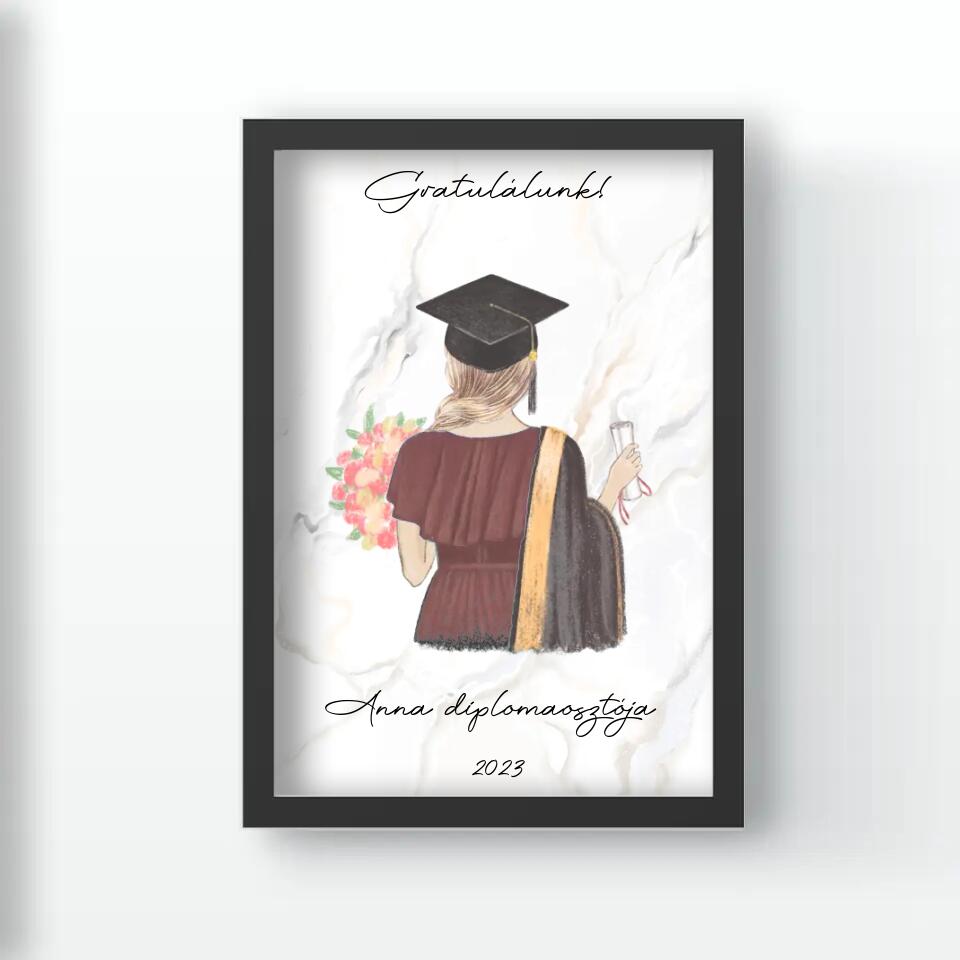 Ballagási ajándék falikép nőknek