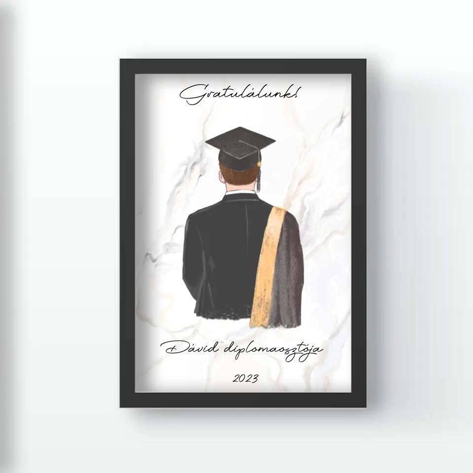 Ballagási ajándék falikép férfiaknak