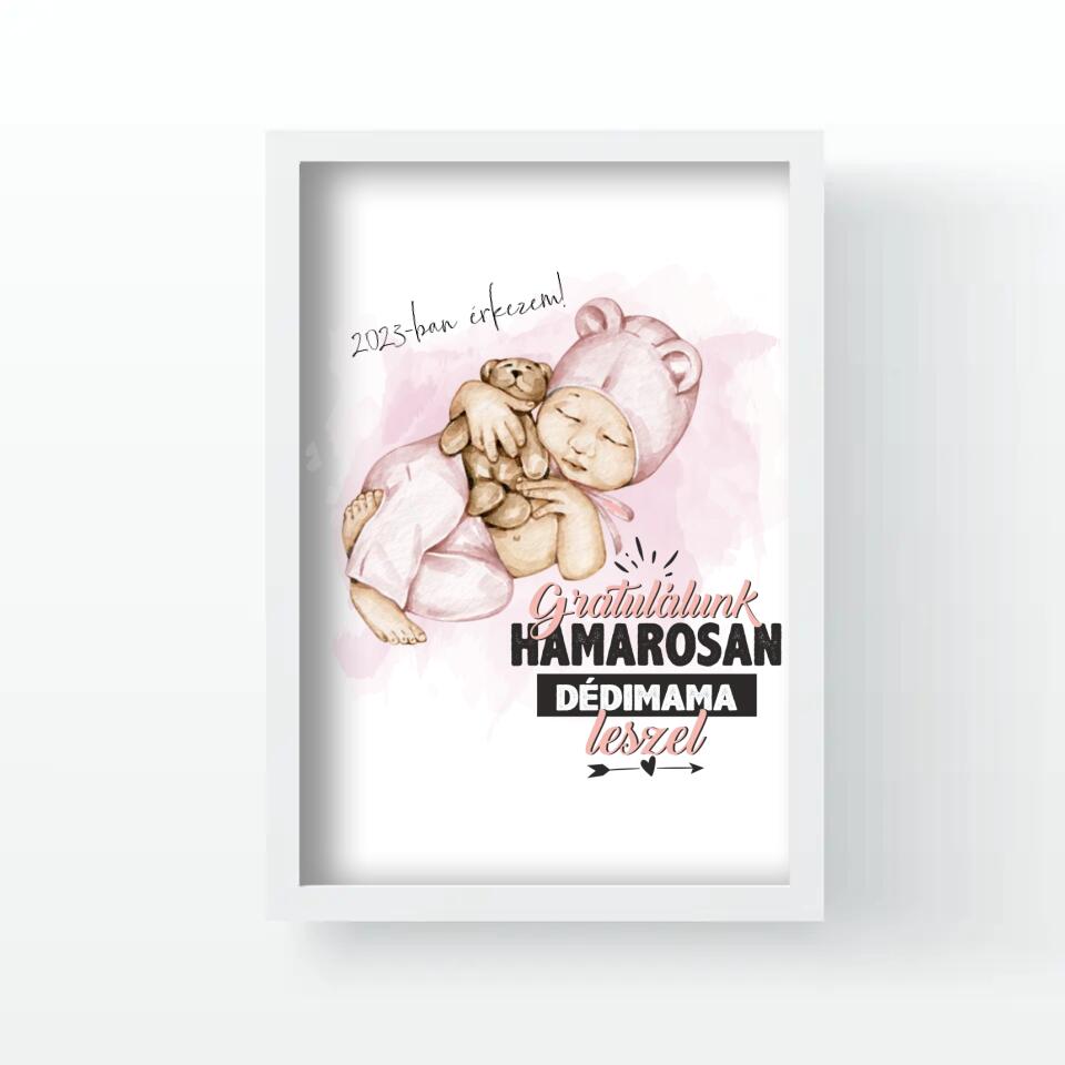 Bababejelentő falikép