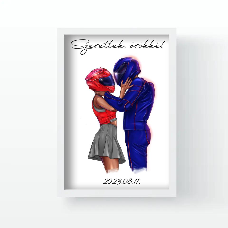 Motoros falikép pároknak