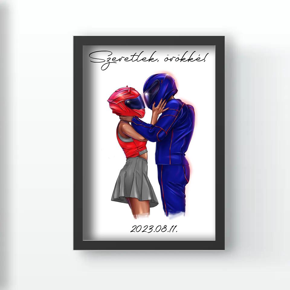 Motoros falikép pároknak