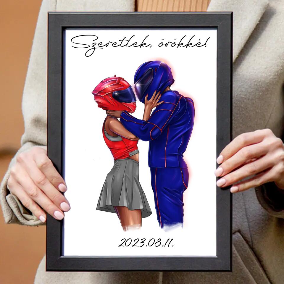 Motoros falikép pároknak