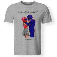 Motoros páros férfi póló