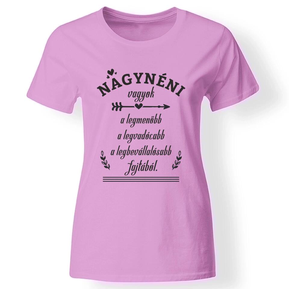 Nagynéni vagyok női póló rózsaszín