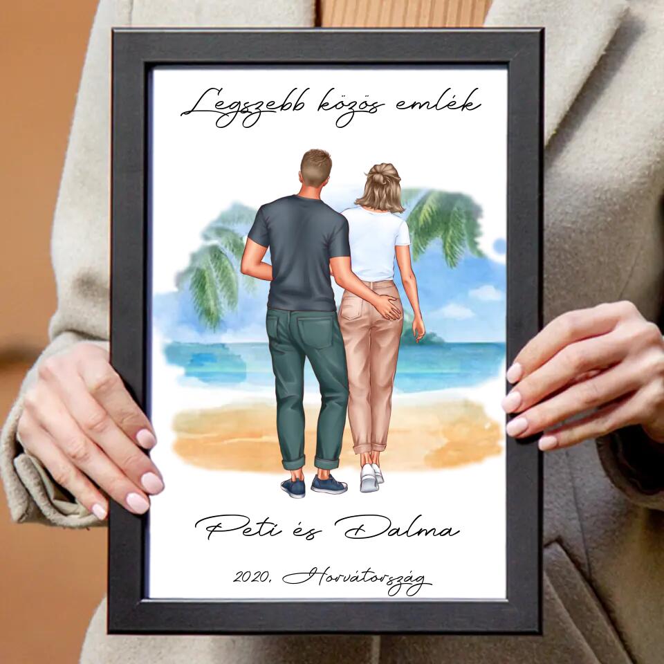 Páros nyári falikép