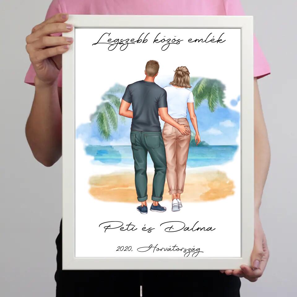 Páros nyári falikép