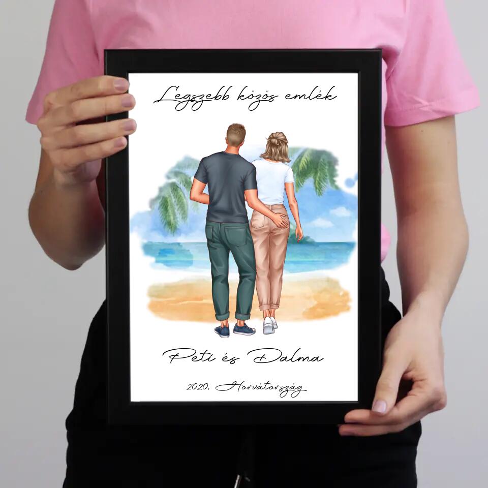 Páros nyári falikép