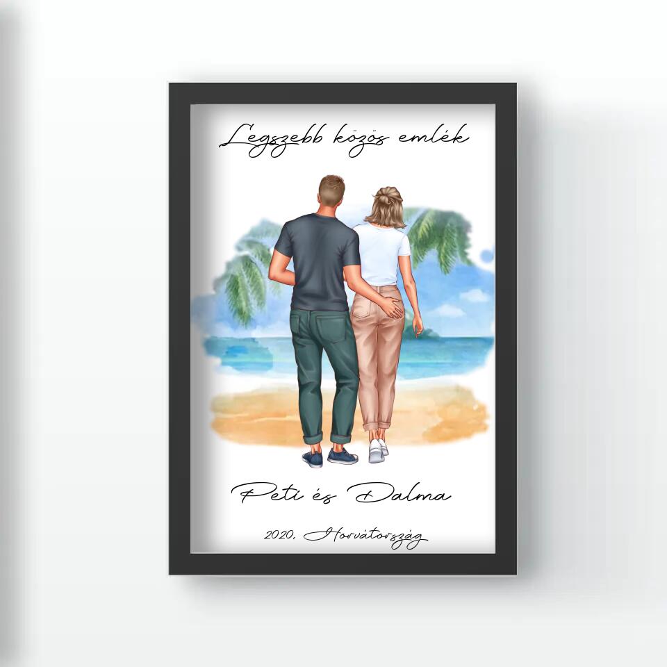 Páros nyári falikép