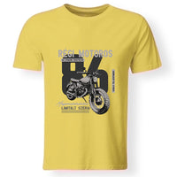 Régi motoros egyedi póló férfiaknak
