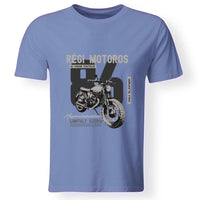 Régi motoros egyedi póló férfiaknak