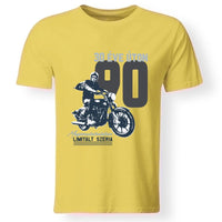 Motoros szülinapi férfi póló